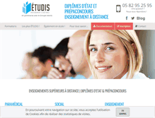 Tablet Screenshot of etudis.net
